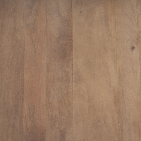 Cleaver I Round Top Brown Solid Wood Accent Table by Mercana at Eve Furniture