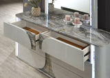 Cleburne Dresser with LED In Light Gray by Furniture of America at Eve Furniture