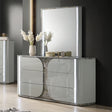 Cleburne Dresser with LED In Light Gray by Furniture of America at Eve Furniture