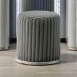 Cleburne Light Gray Vanity Stool by Furniture of America at Eve Furniture
