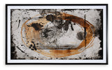 Clefting Black/Caramel/Tan Wall Art