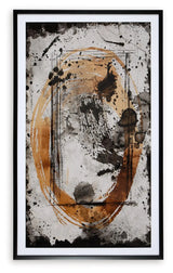Clefting Black/Caramel/Tan Wall Art by Ashley at Eve Furniture