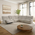 Clemens Beige Power Sectional by Furniture of America at Eve Furniture