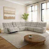 Clemens Beige Power Sectional by Furniture of America at Eve Furniture