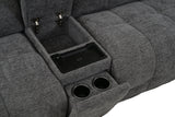 Clemens Dark Gray Power Sectional by Furniture of America at Eve Furniture