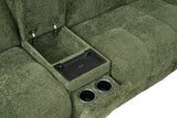 Clemens Jade Green Power Sectional by Furniture of America at Eve Furniture