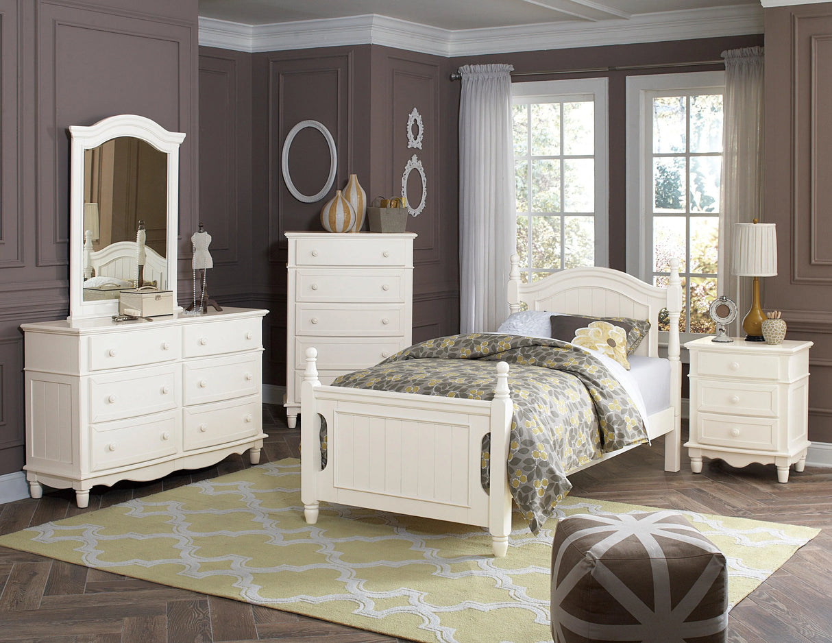 Clementine White Dresser by Homelegance at Eve Furniture