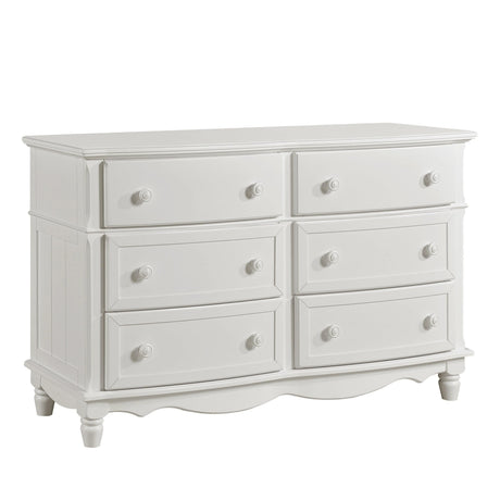 Clementine White Dresser by Homelegance at Eve Furniture