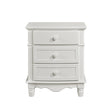 Clementine White Nightstand by Homelegance at Eve Furniture