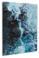 Clemick Turquoise Wall Art by Ashley at Eve Furniture