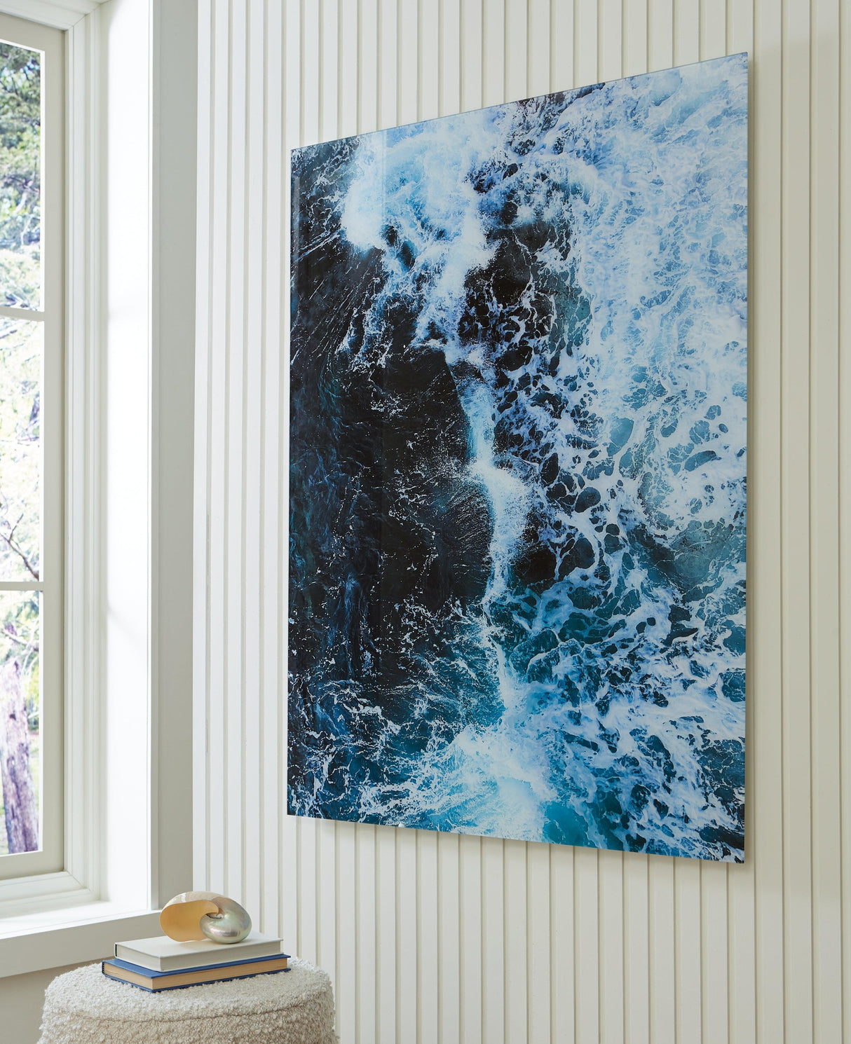 Clemick Turquoise Wall Art by Ashley at Eve Furniture