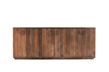 Cleo 6 Door Cabinet - Natural by Classic Home at Eve Furniture