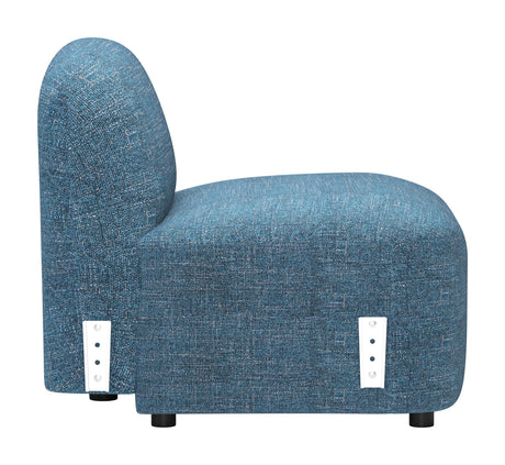 Cleo Blue Middle Chair by Zuomod at Eve Furniture