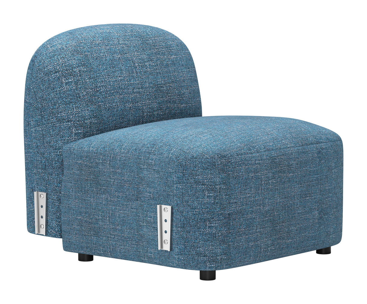 Cleo Blue Middle Chair by Zuomod at Eve Furniture