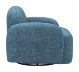 Cleo Blue Swivel Chair by Zuomod at Eve Furniture