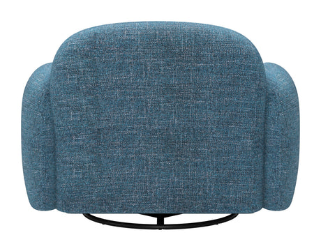 Cleo Blue Swivel Chair by Zuomod at Eve Furniture
