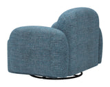 Cleo Blue Swivel Chair by Zuomod at Eve Furniture