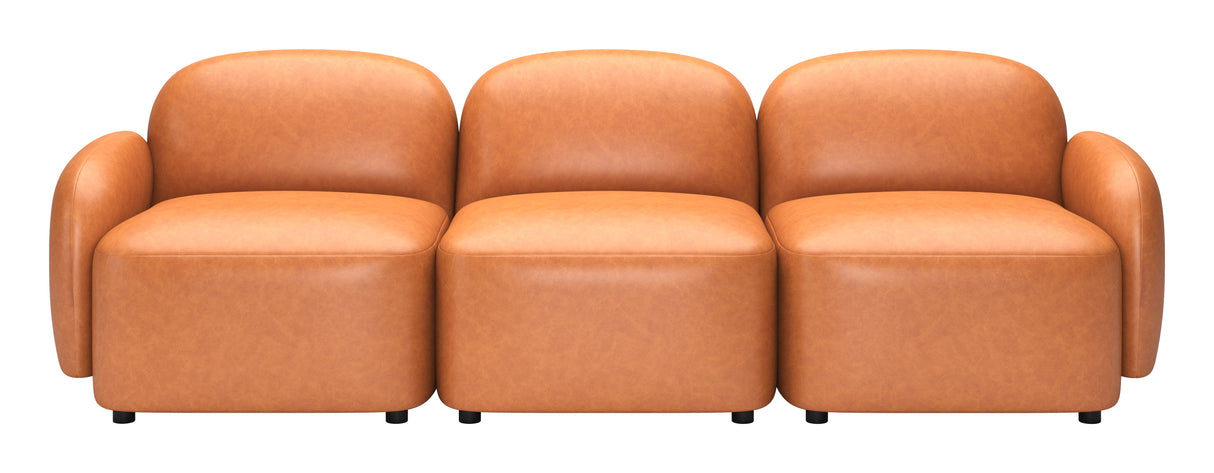 Cleo Brown Modular Sofa by Zuomod at Eve Furniture
