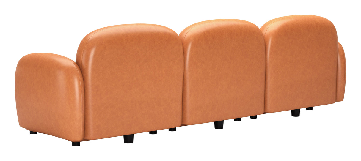 Cleo Brown Modular Sofa by Zuomod at Eve Furniture