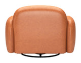 Cleo Brown Swivel Chair by Zuomod at Eve Furniture
