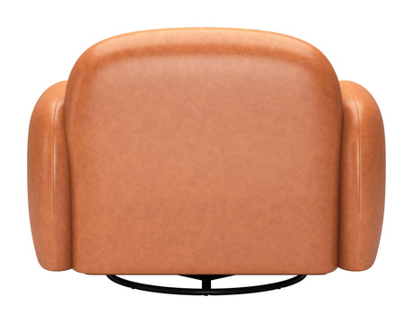 Cleo Brown Swivel Chair by Zuomod at Eve Furniture