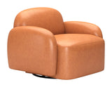 Cleo Brown Swivel Chair by Zuomod at Eve Furniture