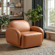 Cleo Brown Swivel Chair by Zuomod at Eve Furniture