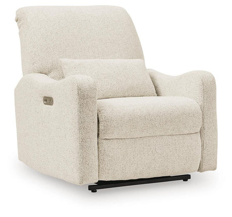 Cleo Pier Chai Power AutoGlide Recliner by Ashley at Eve Furniture