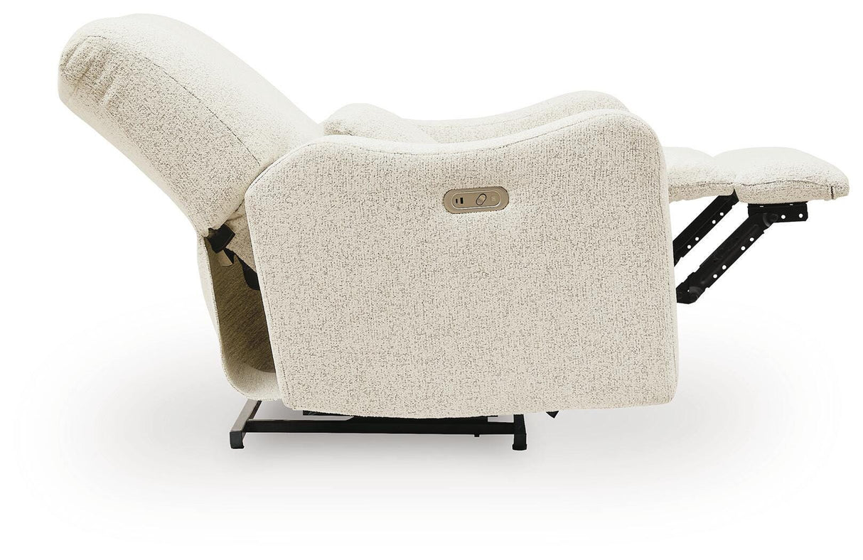 Cleo Pier Chai Power AutoGlide Recliner by Ashley at Eve Furniture