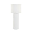 Cleopatra Cream Linen Floor Lamp by TOV Furniture at Eve Furniture