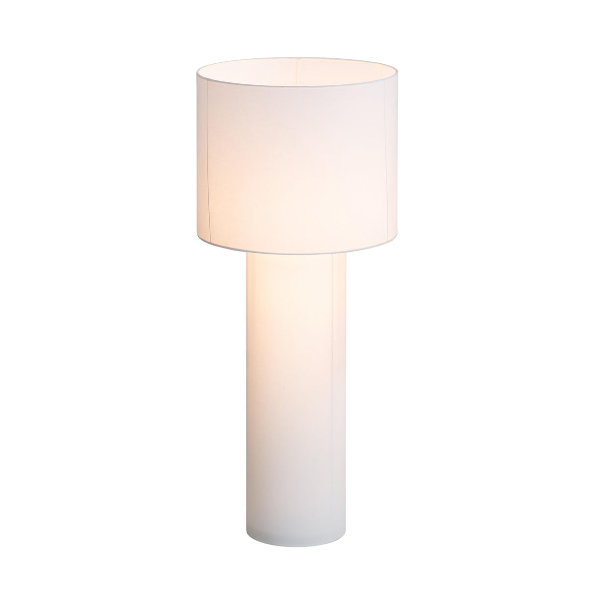 Cleopatra Cream Linen Floor Lamp by TOV Furniture at Eve Furniture