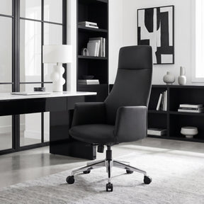Cleopatra Office Chair Black by Zuomod at Eve Furniture