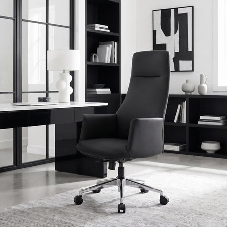 Cleopatra Office Chair Black by Zuomod at Eve Furniture