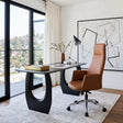 Cleopatra Office Chair Brown by Zuomod at Eve Furniture