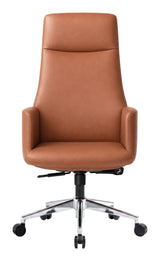 Cleopatra Office Chair Brown by Zuomod at Eve Furniture