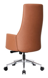 Cleopatra Office Chair Brown by Zuomod at Eve Furniture