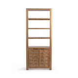Cleveland Sandy Taupe Bookcase by Classic Home at Eve Furniture