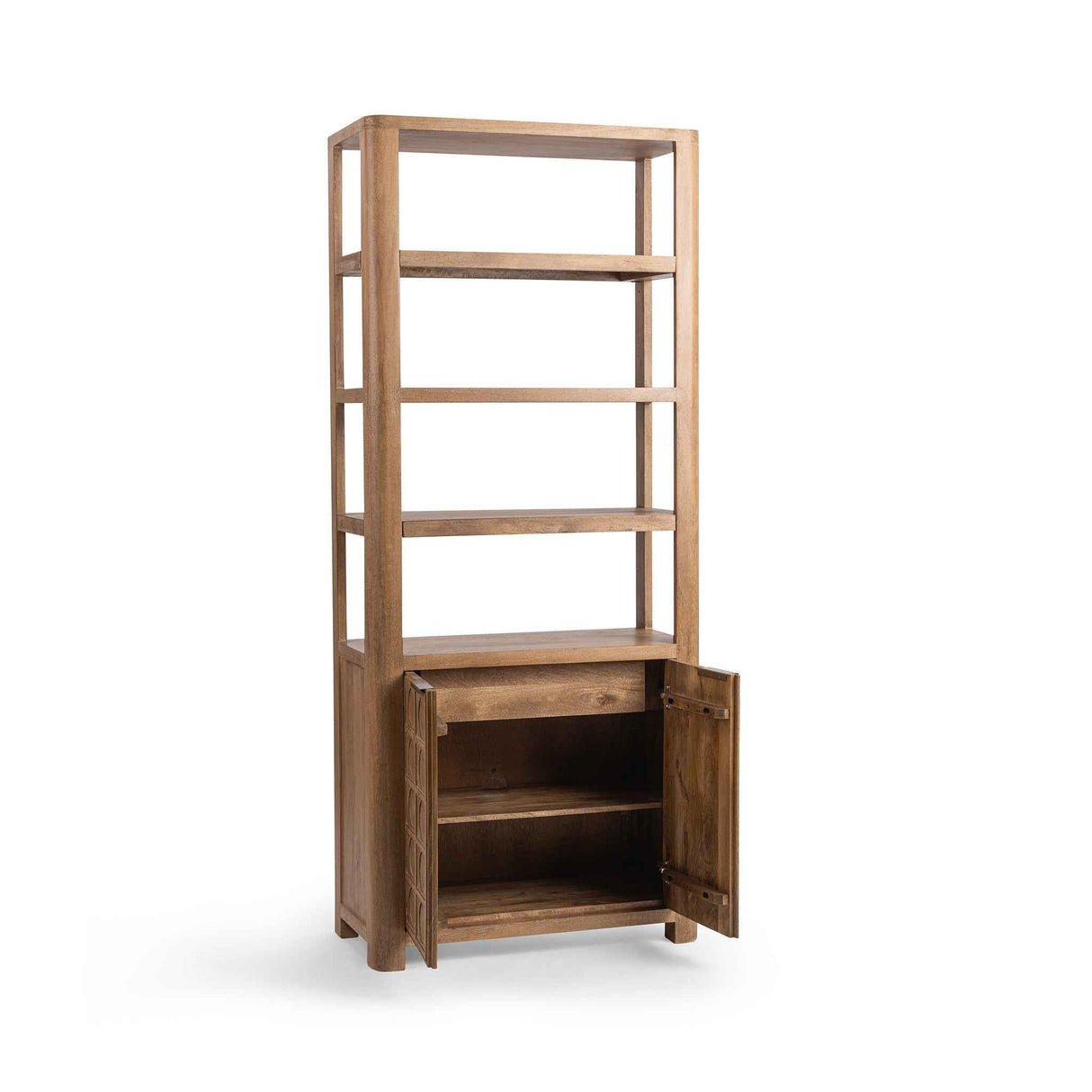 Cleveland Sandy Taupe Bookcase by Classic Home at Eve Furniture