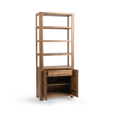 Cleveland Sandy Taupe Bookcase by Classic Home at Eve Furniture