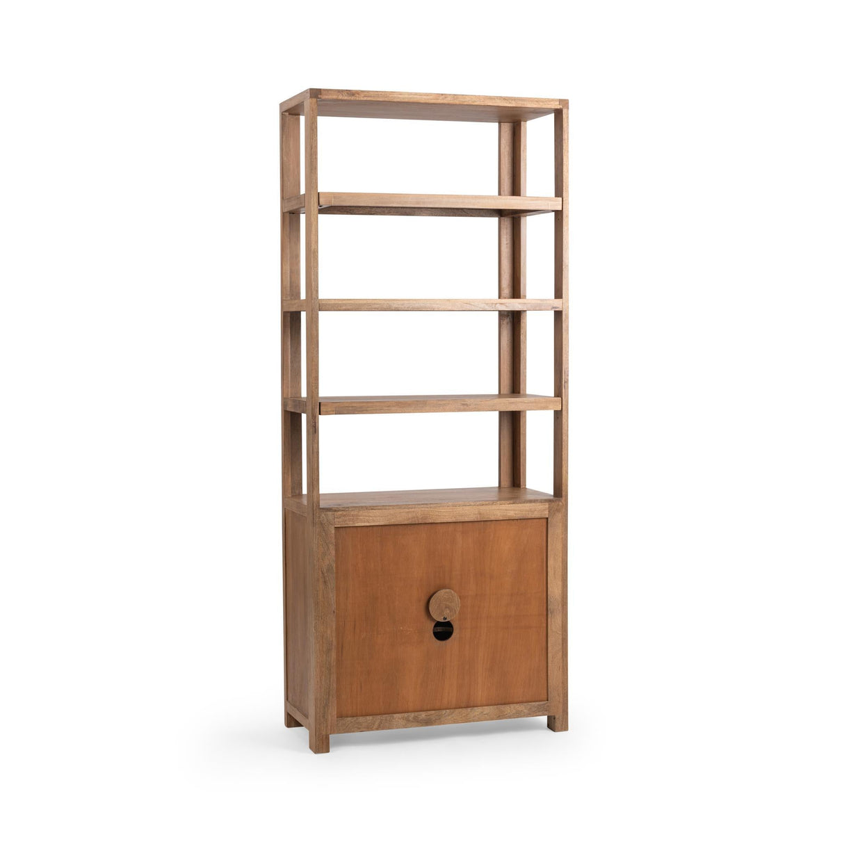 Cleveland Sandy Taupe Bookcase by Classic Home at Eve Furniture