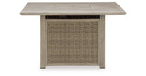 Cliff Trails Beige Fire Pit Table by Ashley at Eve Furniture