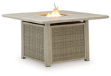 Cliff Trails Beige Fire Pit Table by Ashley at Eve Furniture