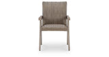 Cliff Trails Beige Outdoor Arm Chair by Ashley at Eve Furniture
