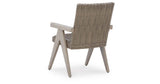 Cliff Trails Beige Outdoor Arm Chair by Ashley at Eve Furniture
