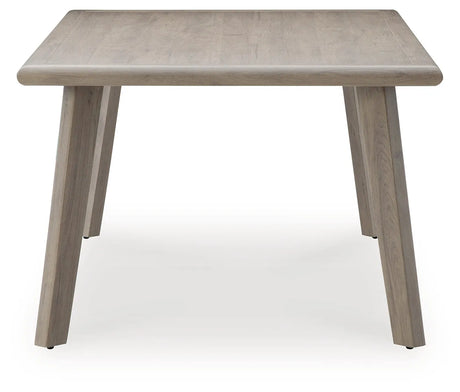 Cliff Trails Beige Outdoor Dining Table by Ashley at Eve Furniture