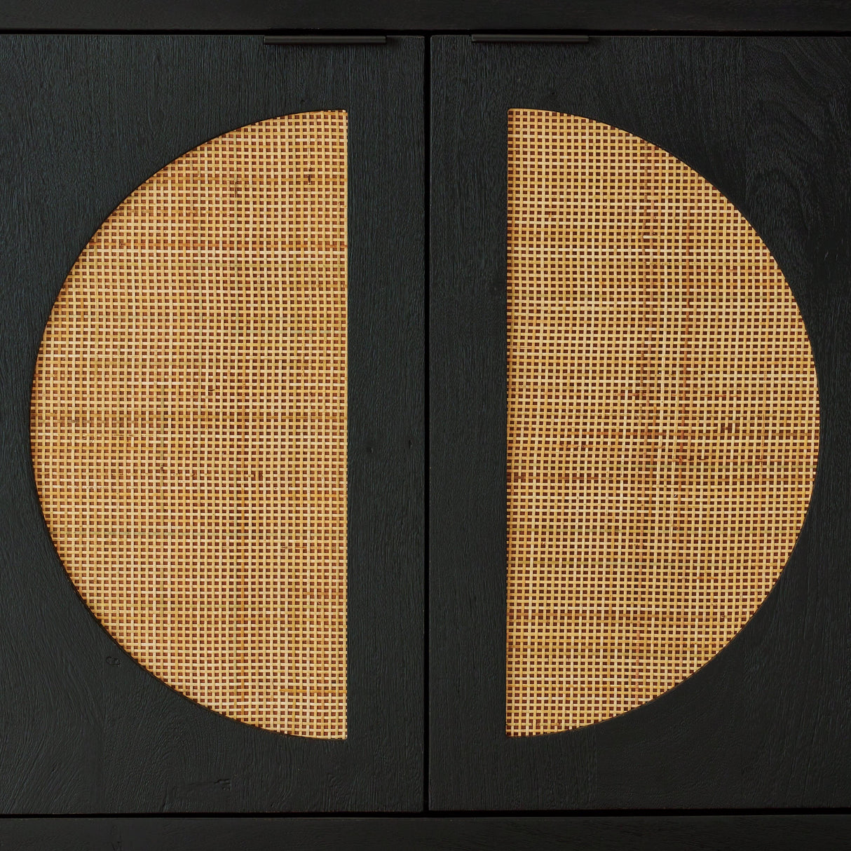 Cliffiings Black/Natural Accent Cabinet by Ashley at Eve Furniture