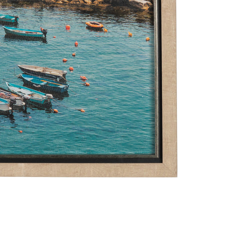 Cliffside View by Mercana Studio a Hand Embellished Textured Framed Art Photo Matted under Glass by Mercana at Eve Furniture