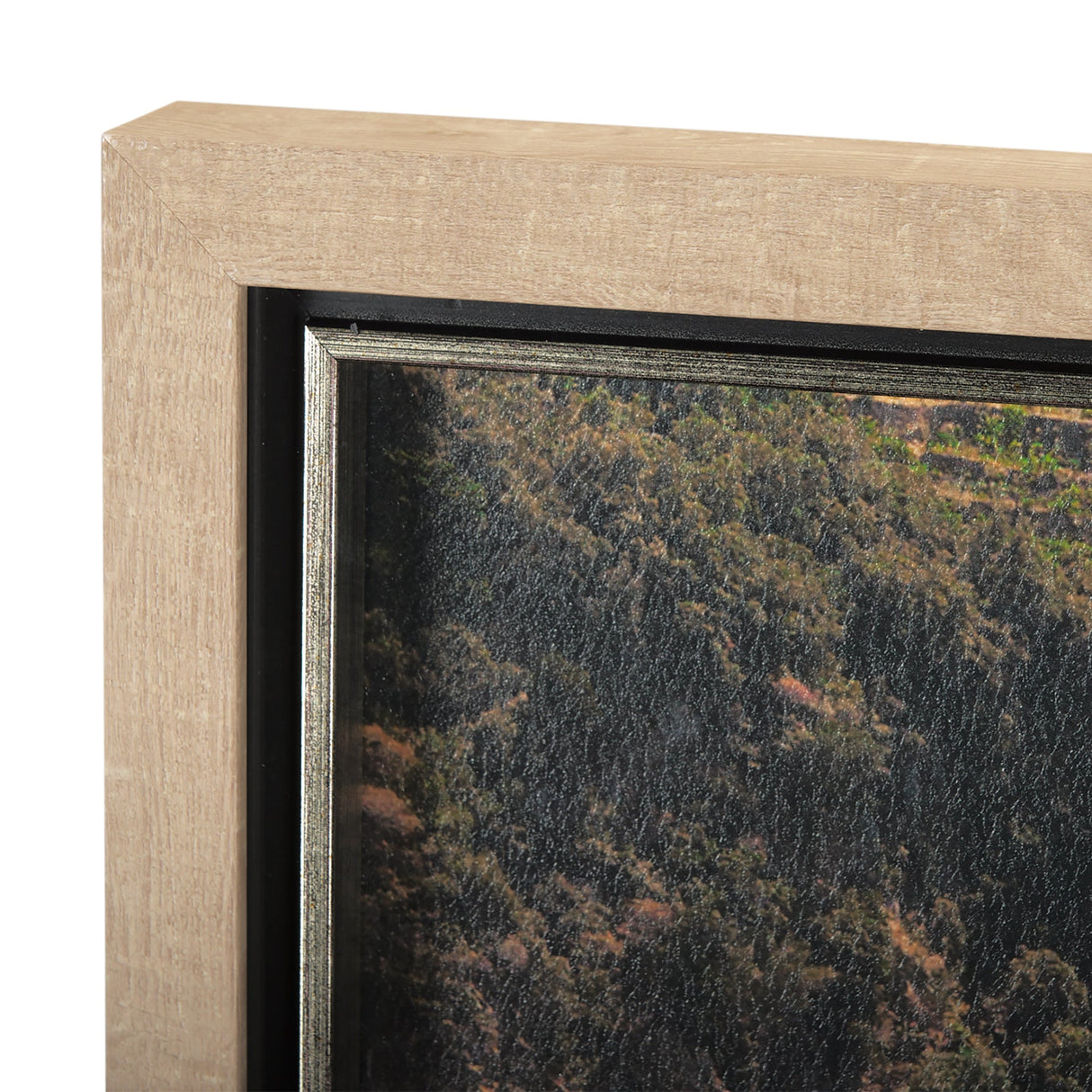 Cliffside View by Mercana Studio a Hand Embellished Textured Framed Art Photo Matted under Glass by Mercana at Eve Furniture