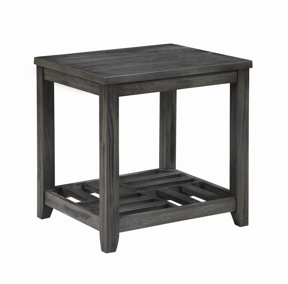 Cliffview 1-Shelf Rectangular End Table Gray