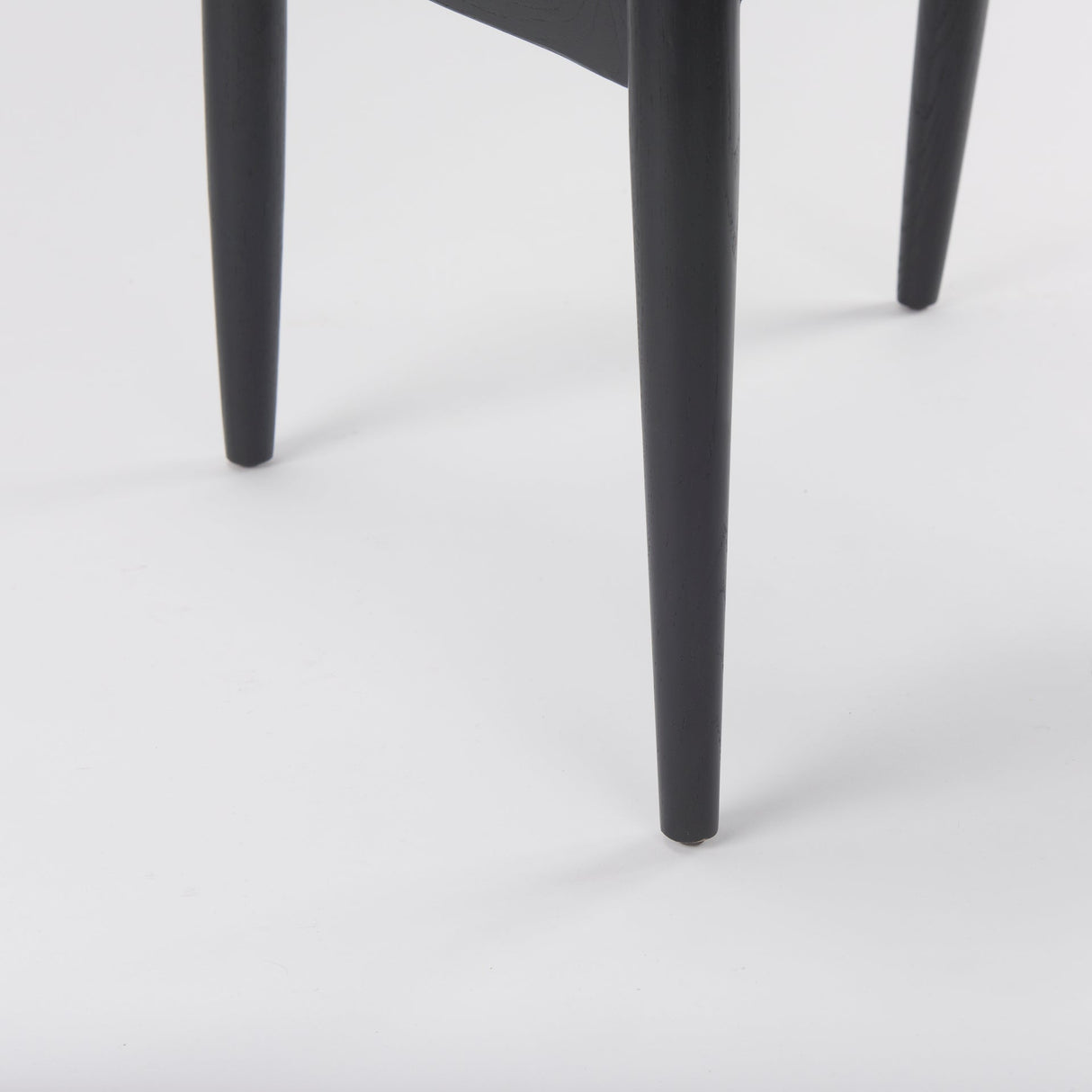 Cline 20.9L x 23.0W x 31.9H Gray Fabric W/Black Wood Dining Chair, Set of 2 by Mercana at Eve Furniture